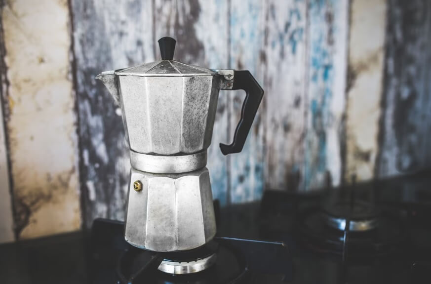 Bialetti Moka Express I used for review