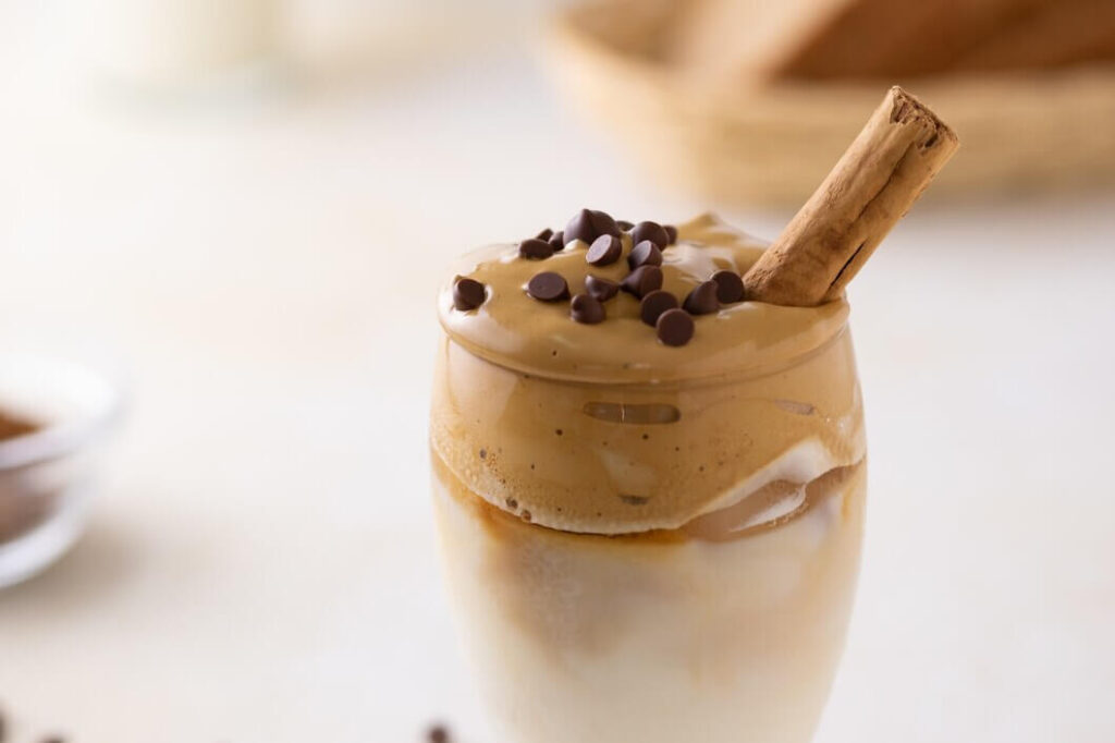 frappé is one of the most popular iced coffee with milk